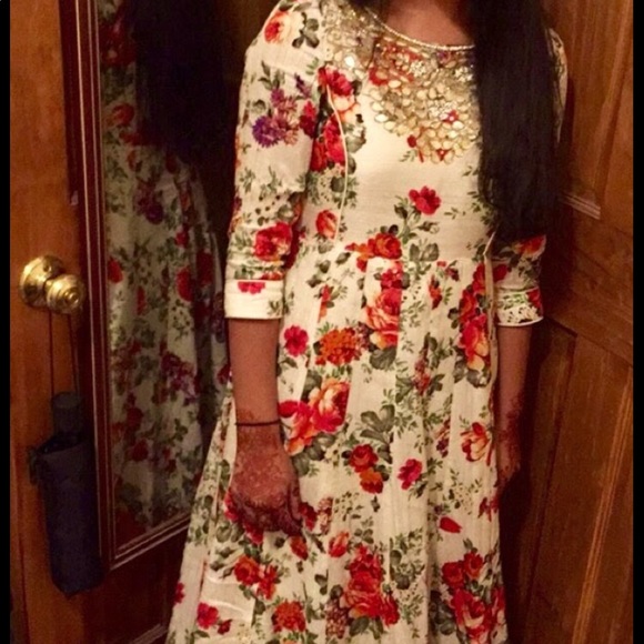 Pink salwar kamiz/gown - Picture 5 of 5